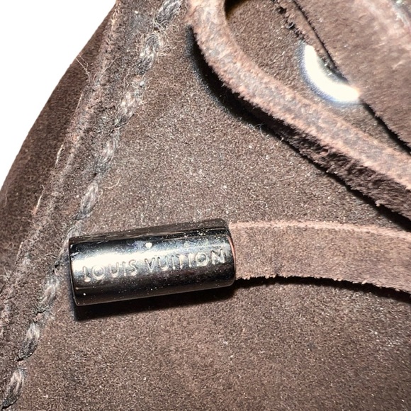 Authentic Louis Vuitton Brown Suede Arizona Car Shoe - Picture 8 of 10